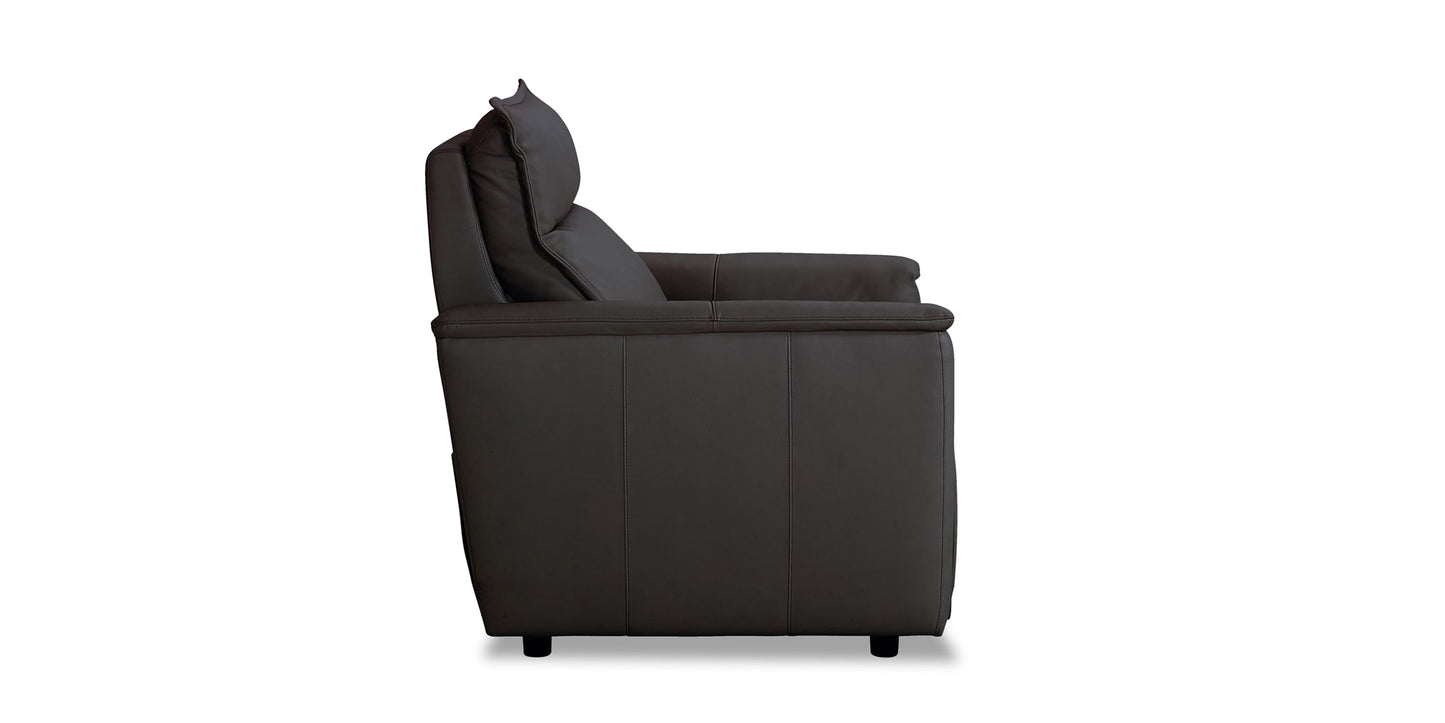 Chauncey Leather Power Recliner Bassett