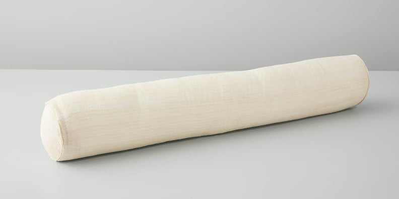 Aman Ivory Bolster Pillow Bassett