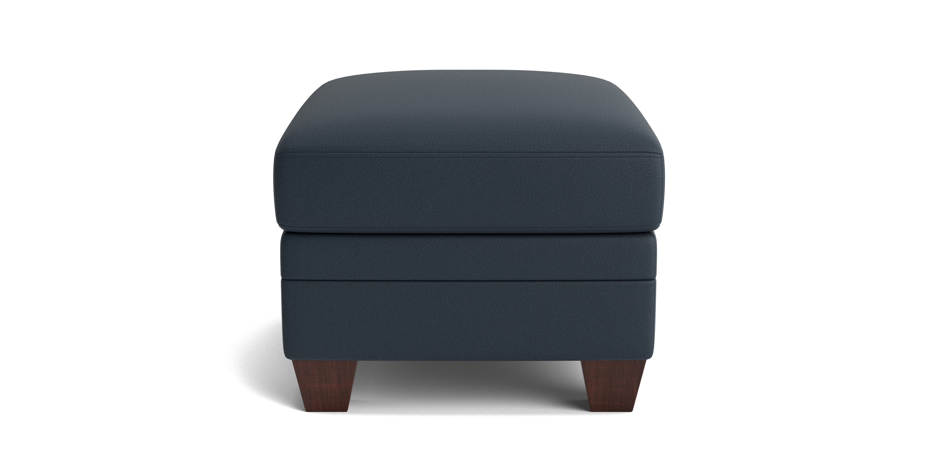 Carolina Leather Ottoman Bassett