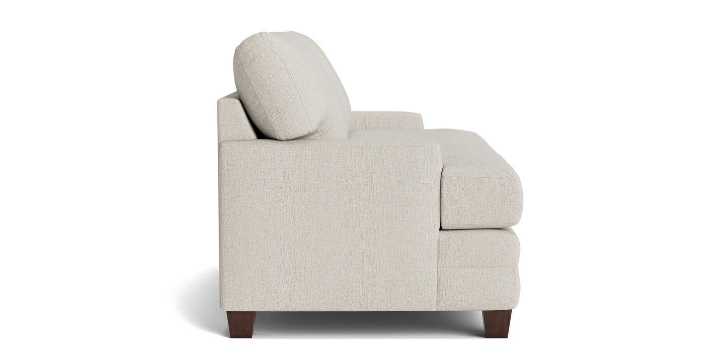 Carolina Track Arm Loveseat with T-Cushion Bassett