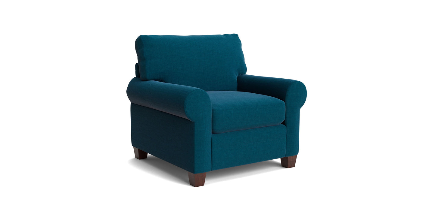 Carolina Roll Arm Chair Bassett