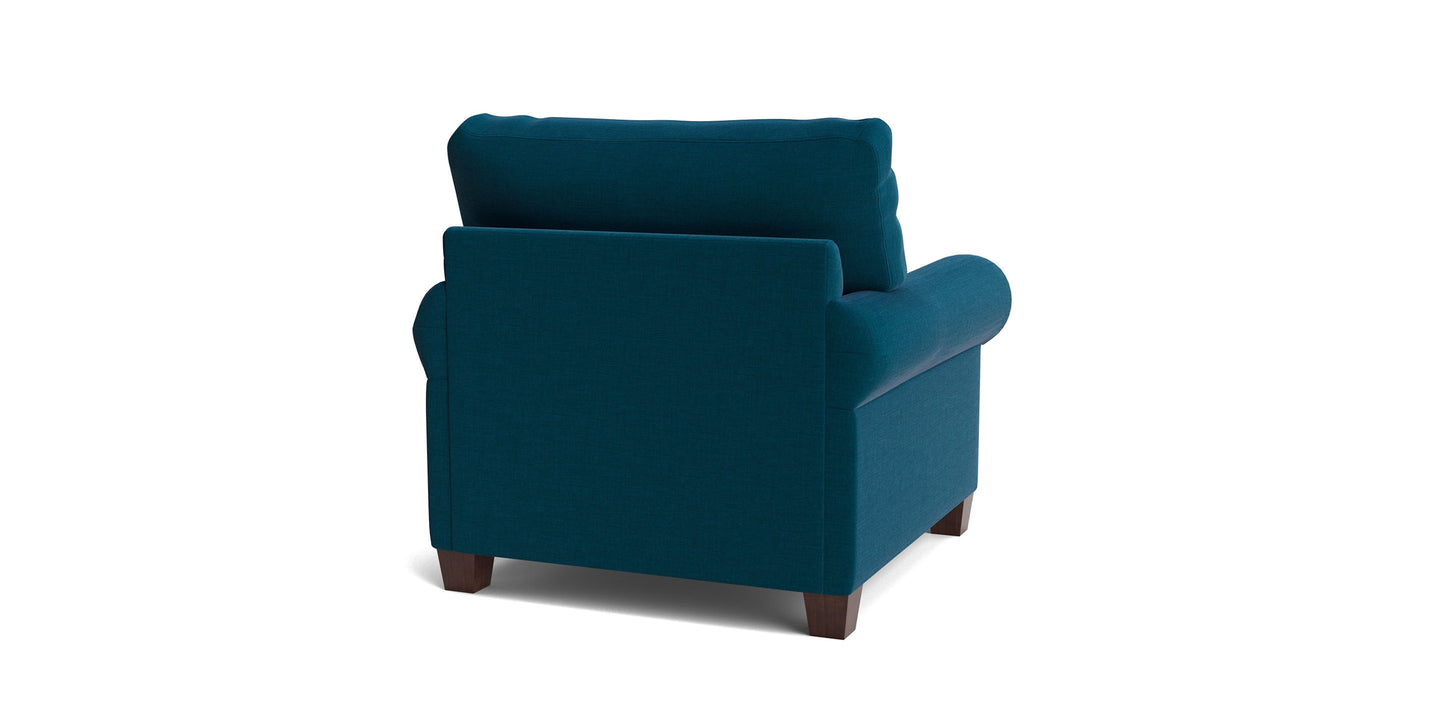 Carolina Roll Arm Chair Bassett