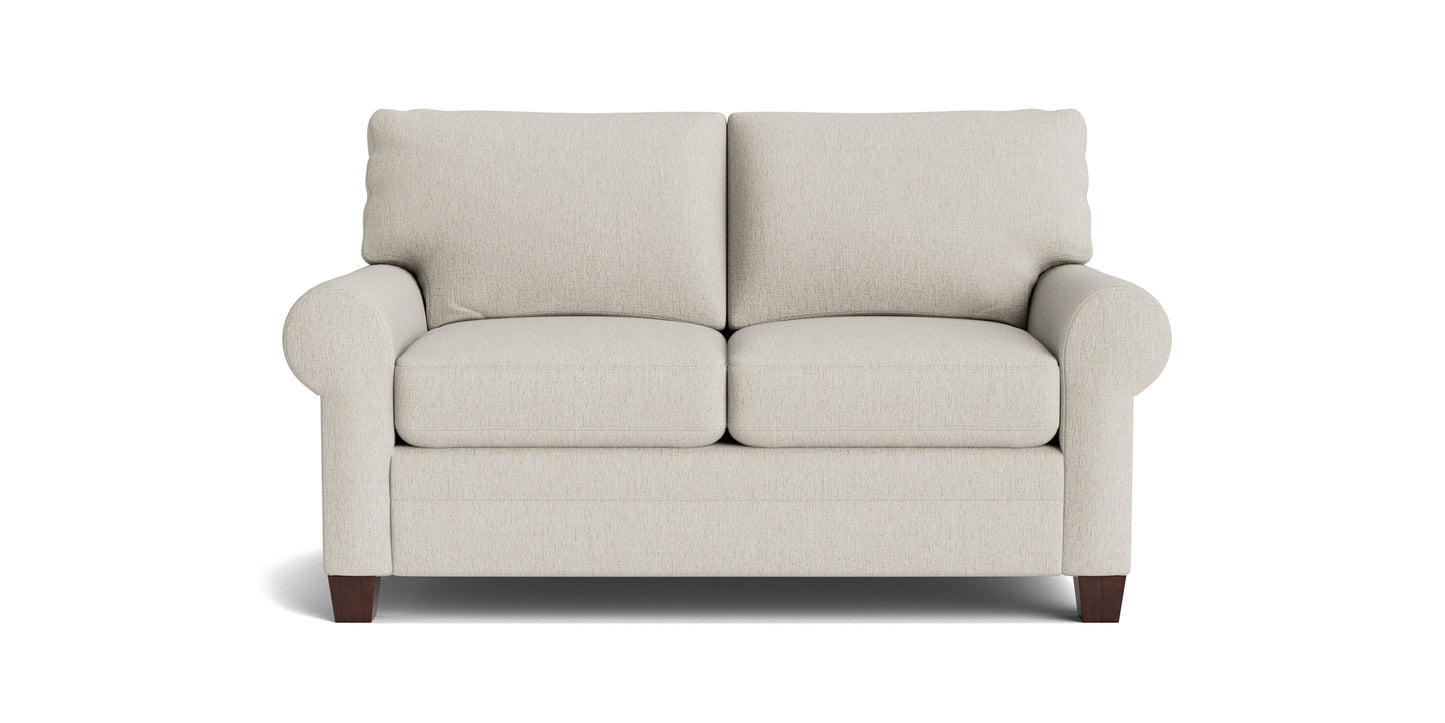 Carolina Roll Arm Loveseat Bassett