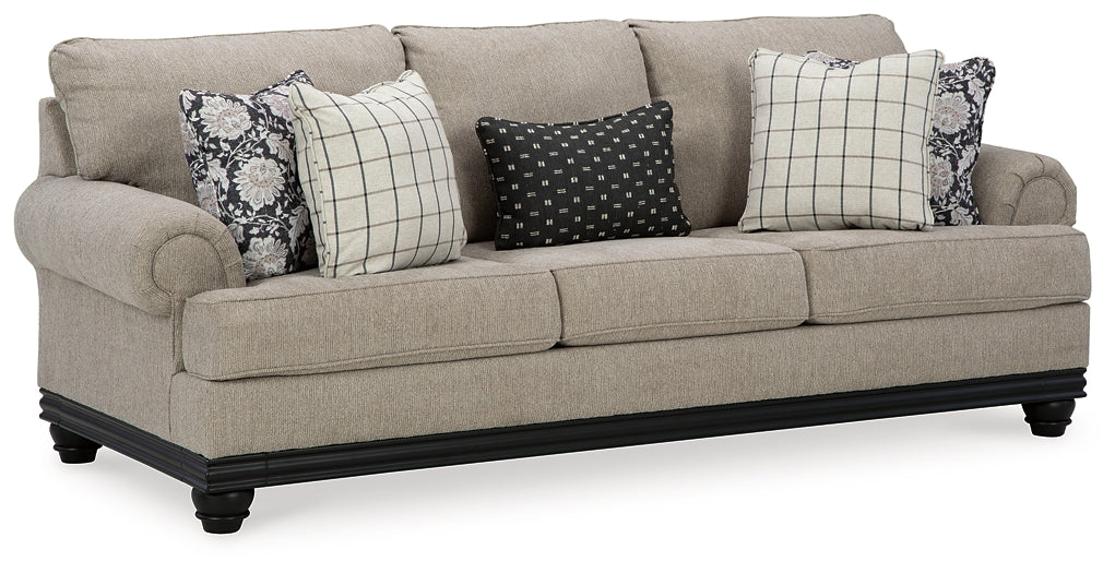 Elbiani Sofa, Loveseat, Oversized Chair and Ottoman