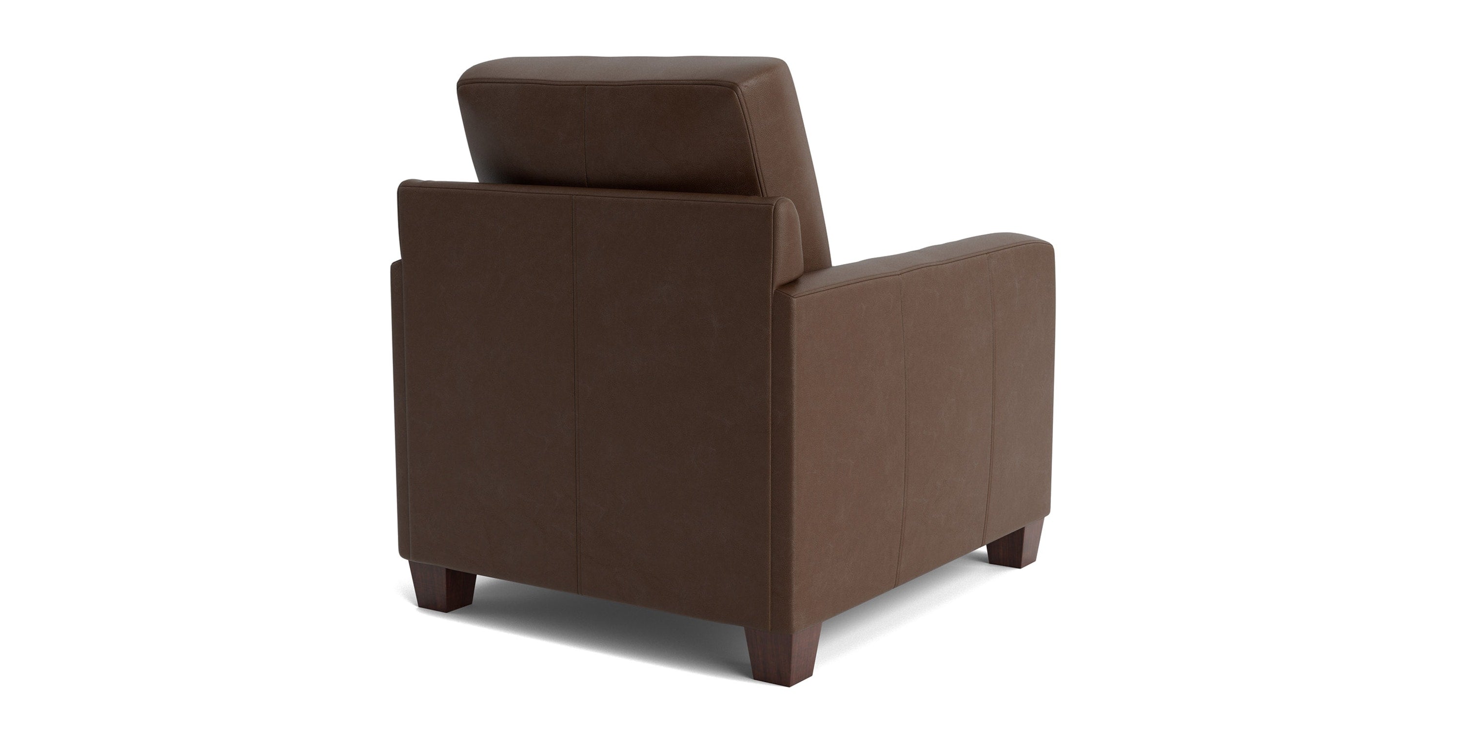 Carolina Leather Track Arm Chair Bassett
