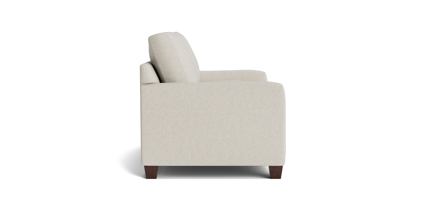 Carolina Track Arm Loveseat Bassett