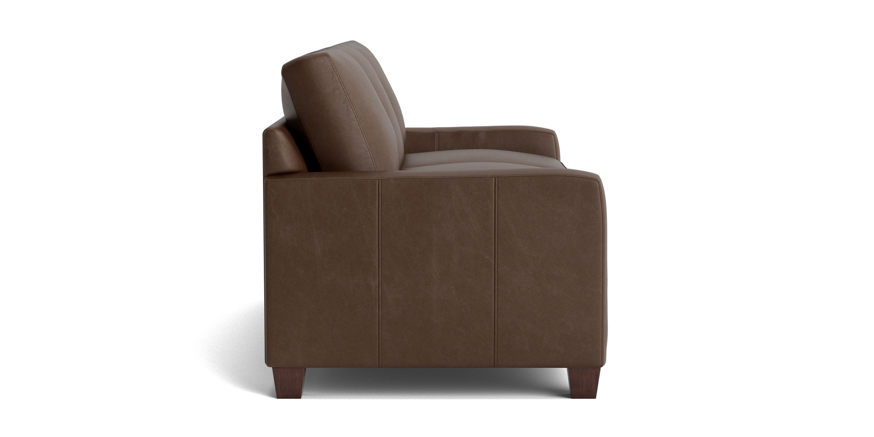 Carolina Leather Track Arm Sofa Bassett