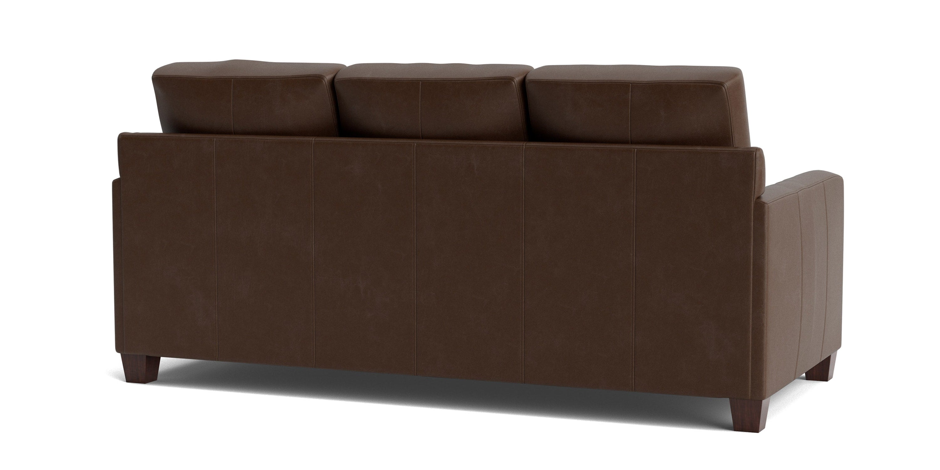 Carolina Leather Track Arm Sofa Bassett