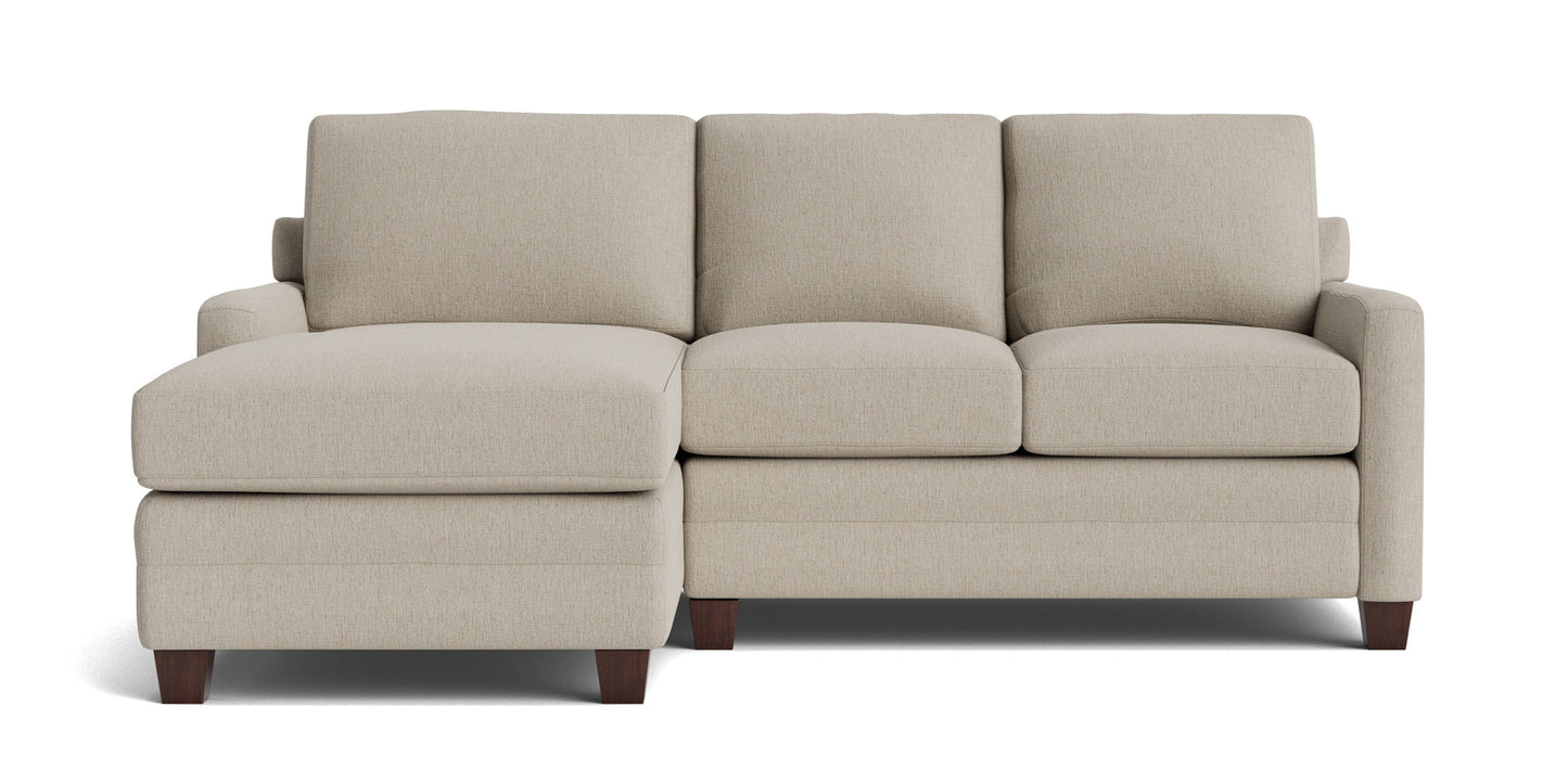 Carolina Track Arm Chaise Sectional Bassett