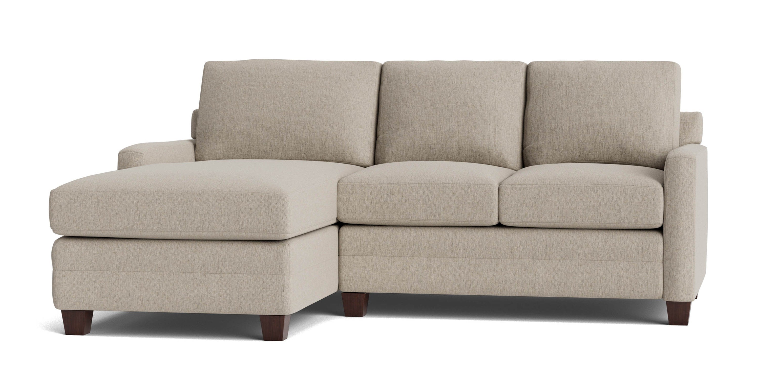 Carolina Track Arm Chaise Sectional Bassett