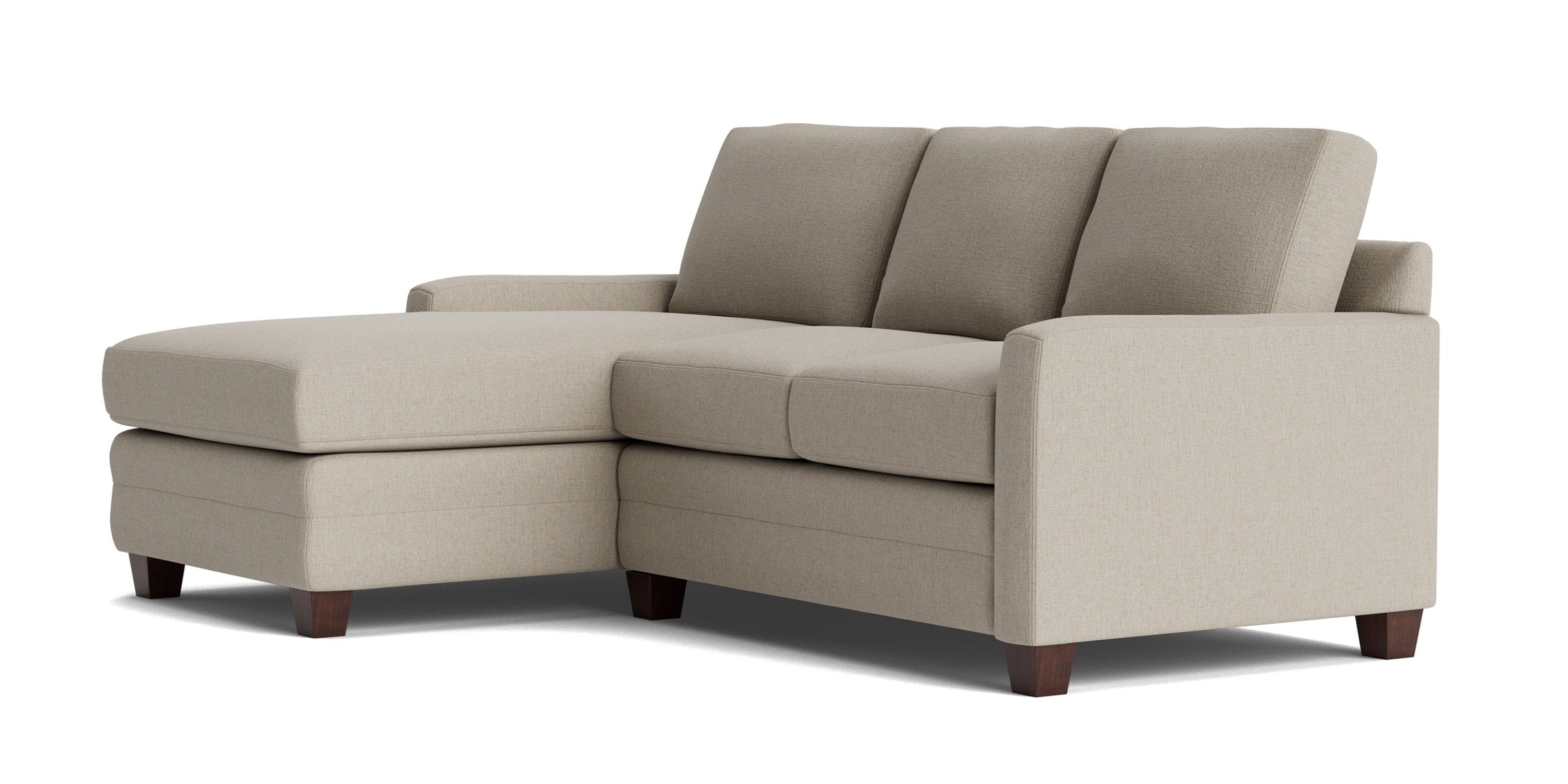 Carolina Track Arm Chaise Sectional Bassett