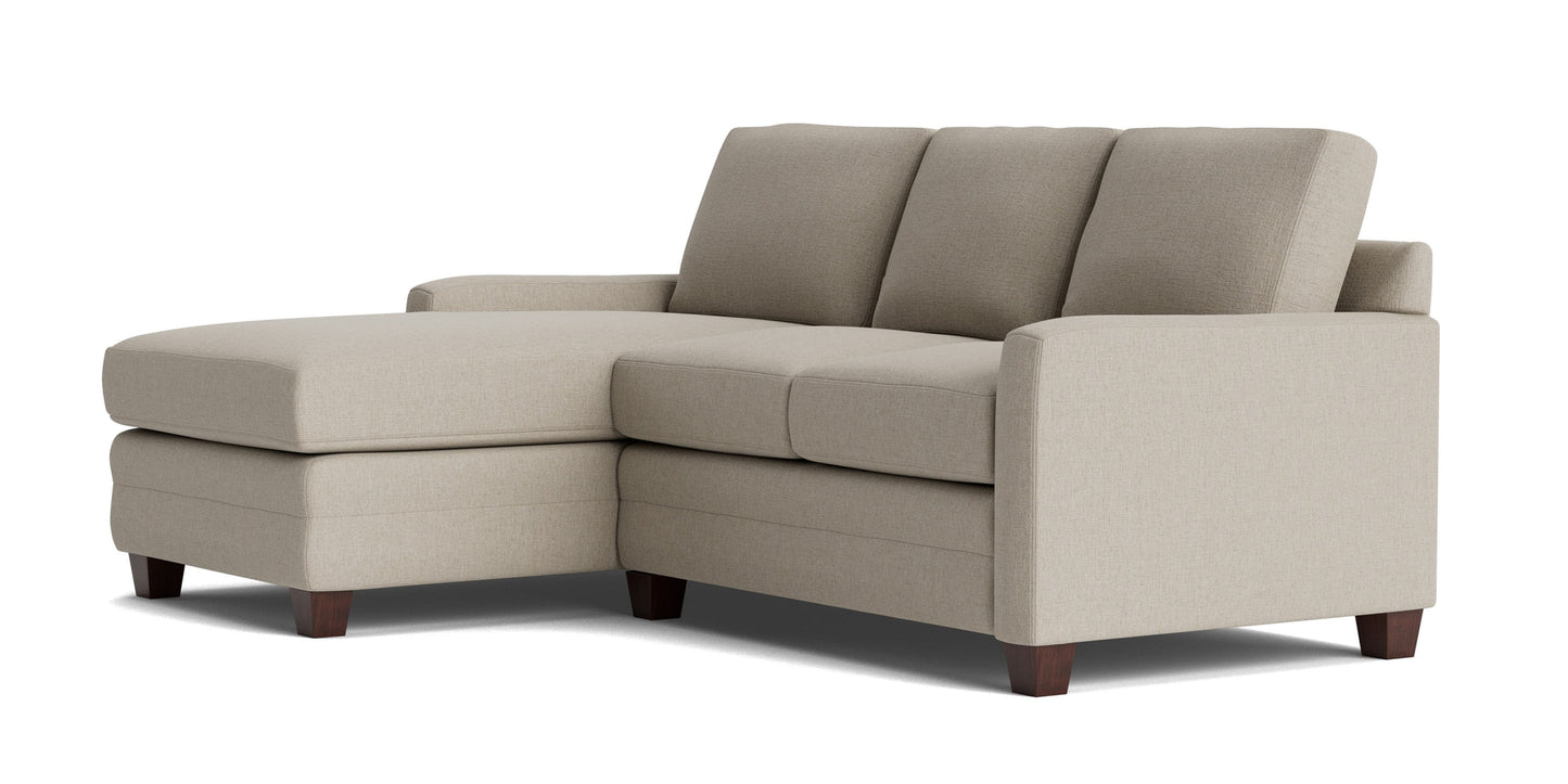 Carolina Track Arm Chaise Sectional Bassett