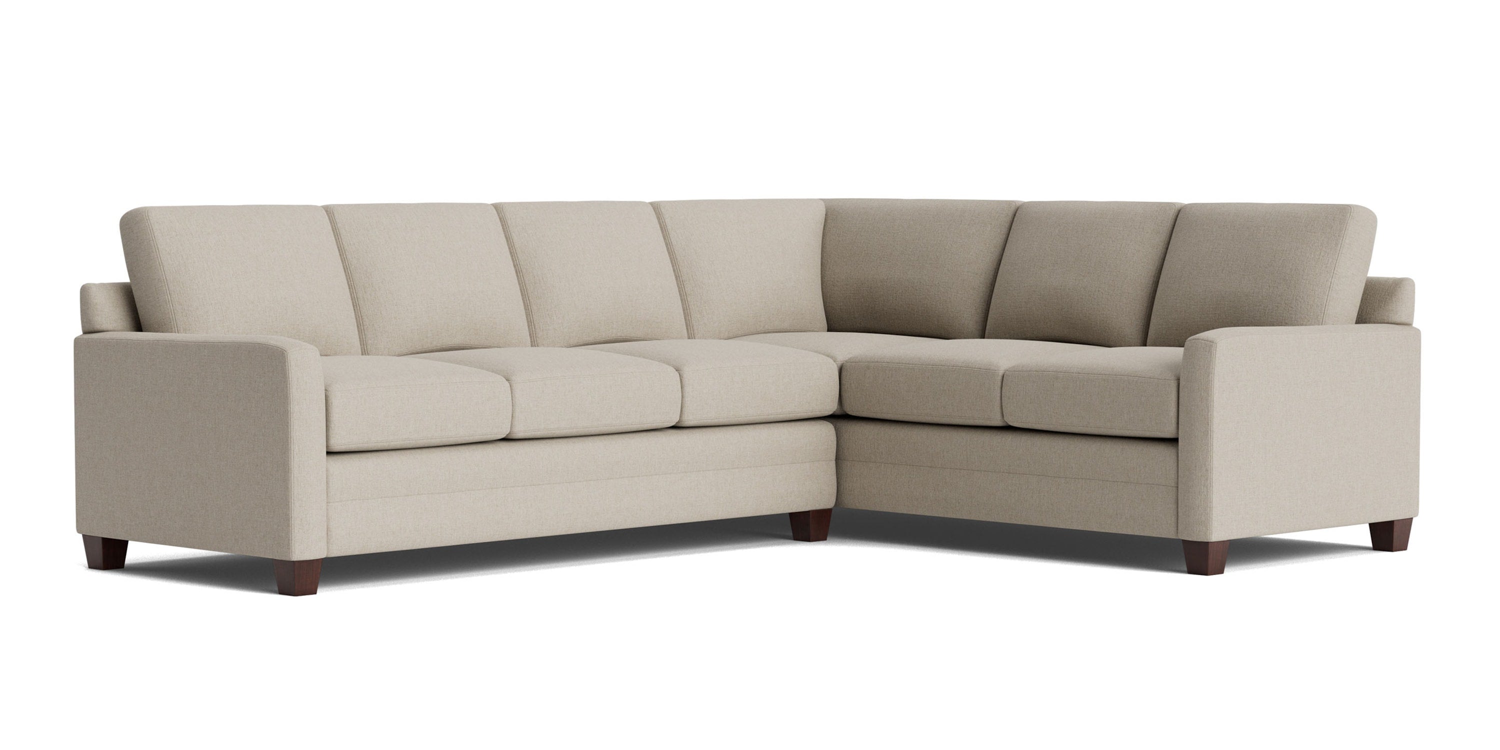 Carolina Track Arm L-Shaped Sectional Bassett