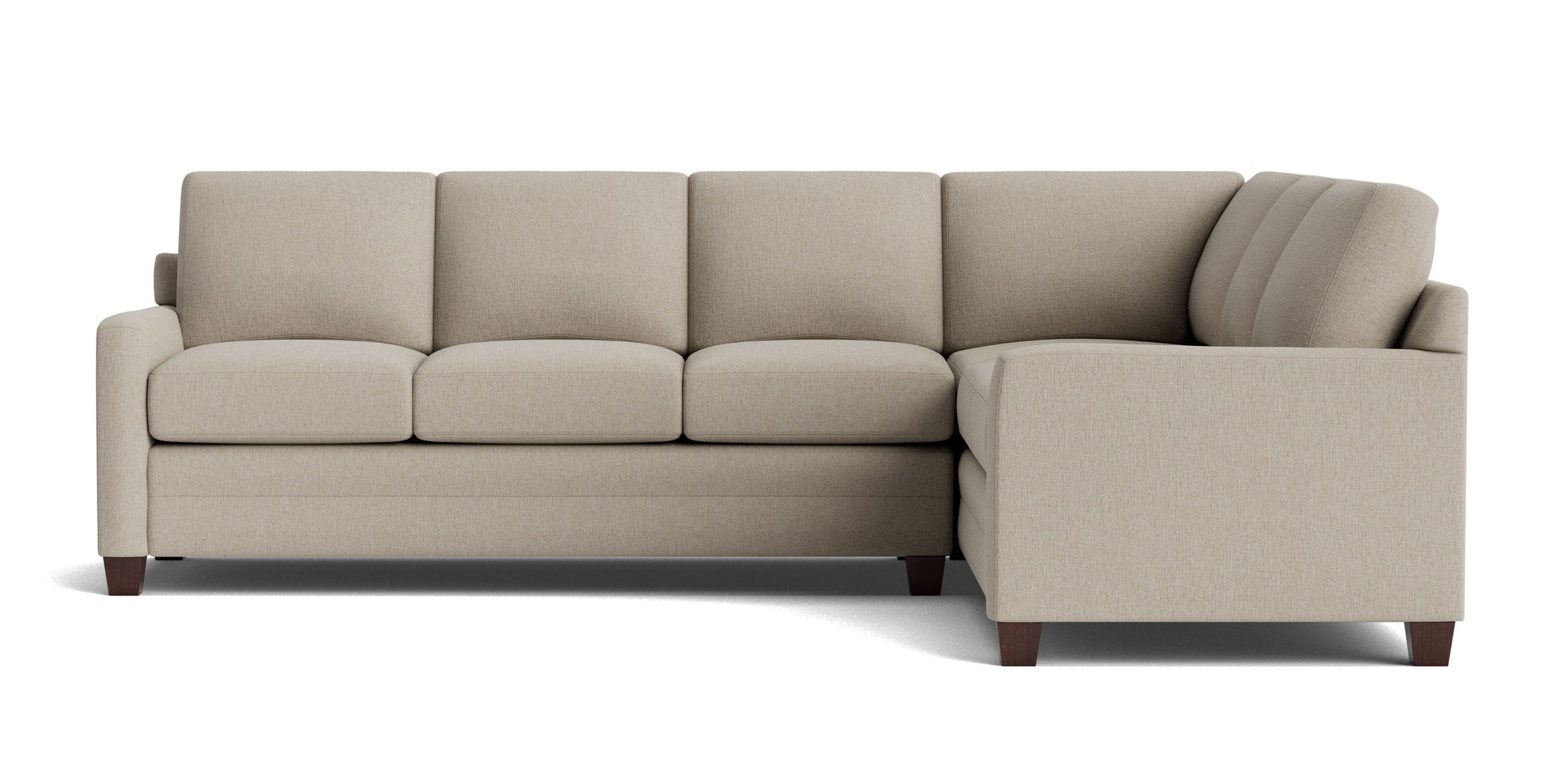 Carolina Track Arm L-Shaped Sectional Bassett