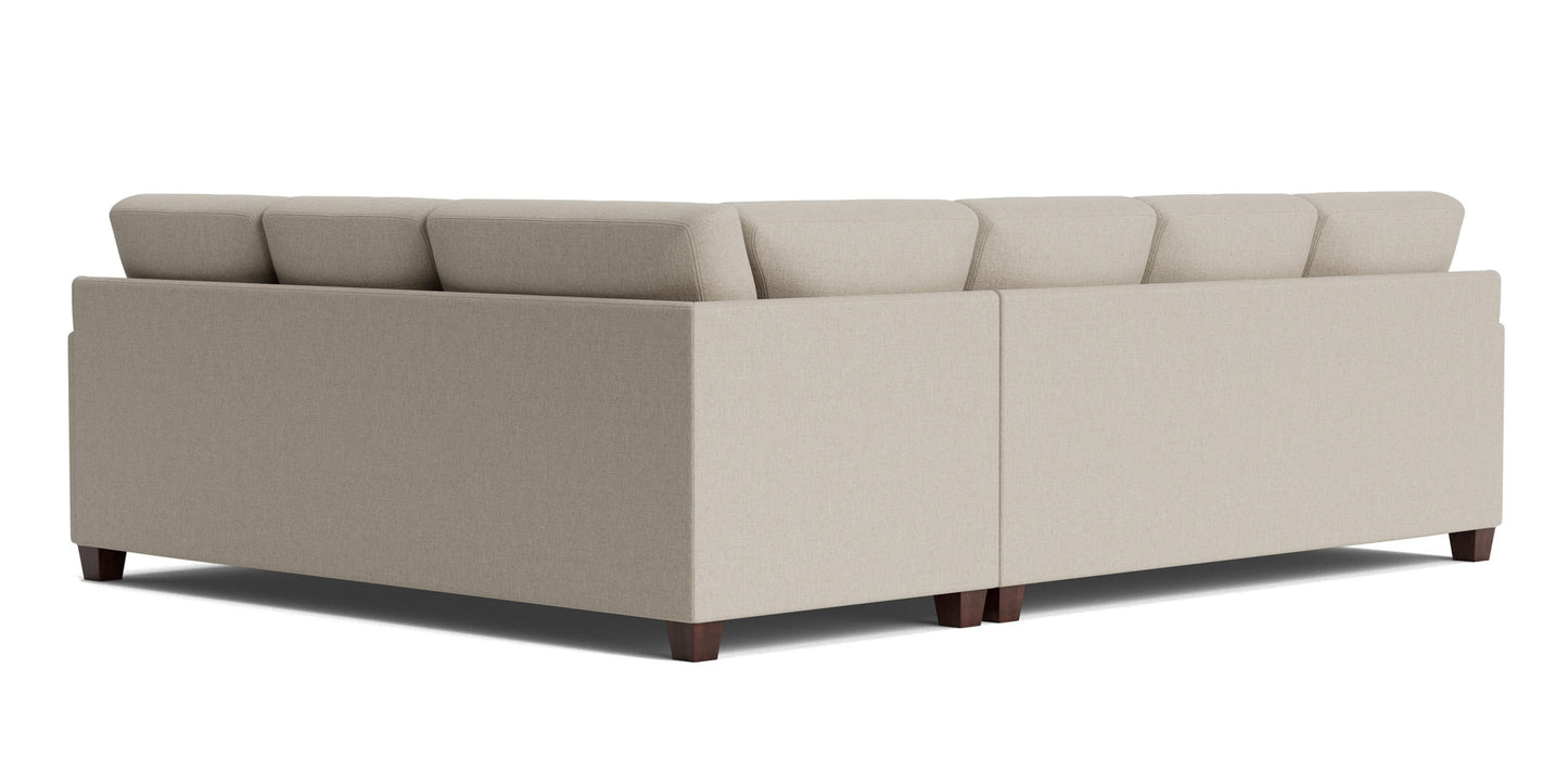 Carolina Track Arm L-Shaped Sectional Bassett