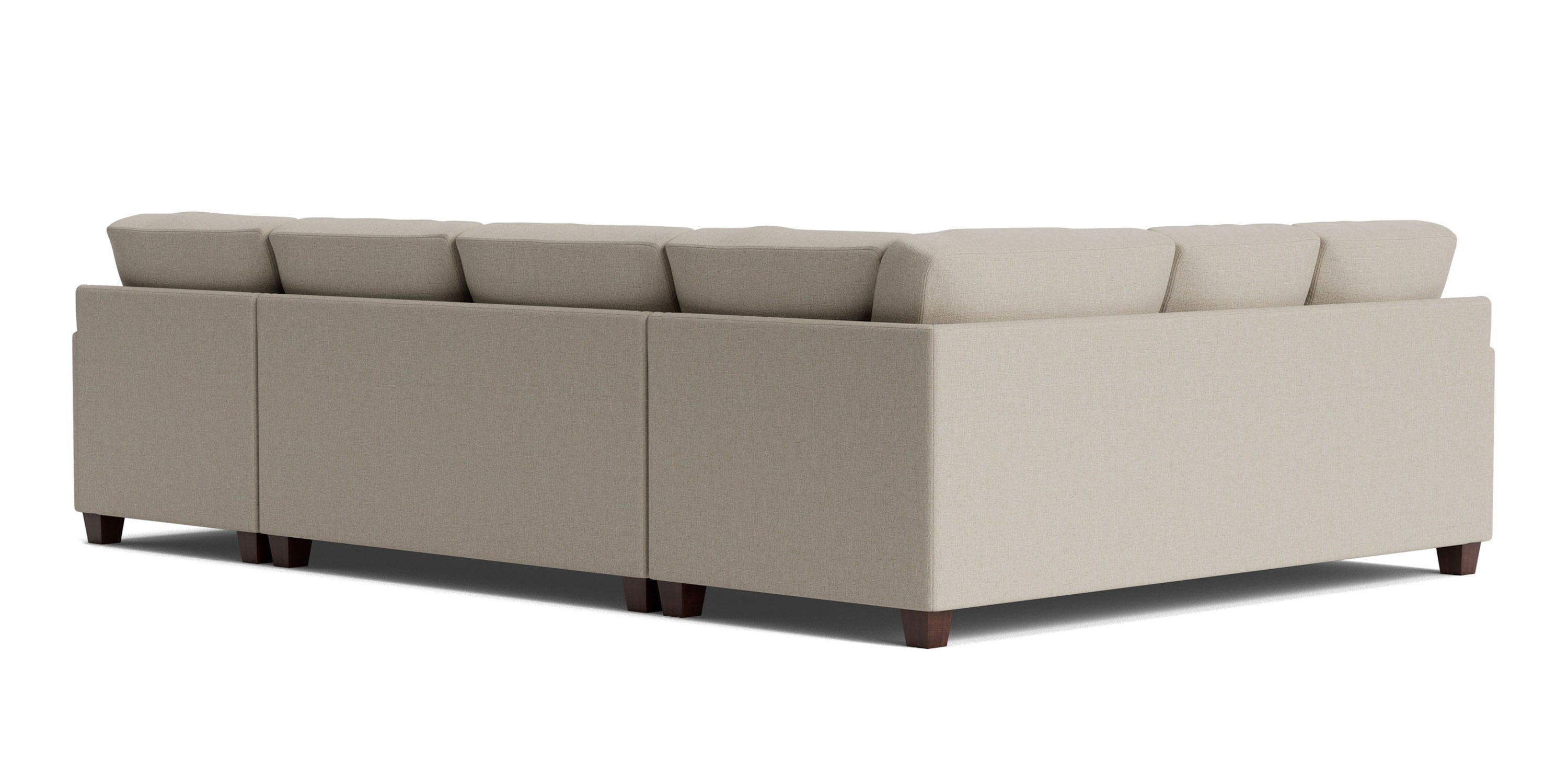 Carolina Track Arm U-Shaped Sectional Bassett