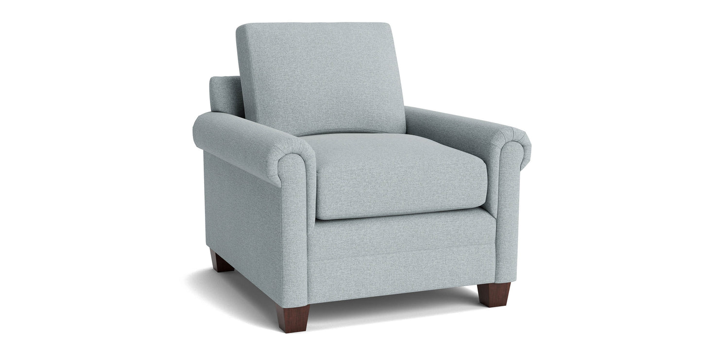 Carolina Panel Arm Chair Bassett