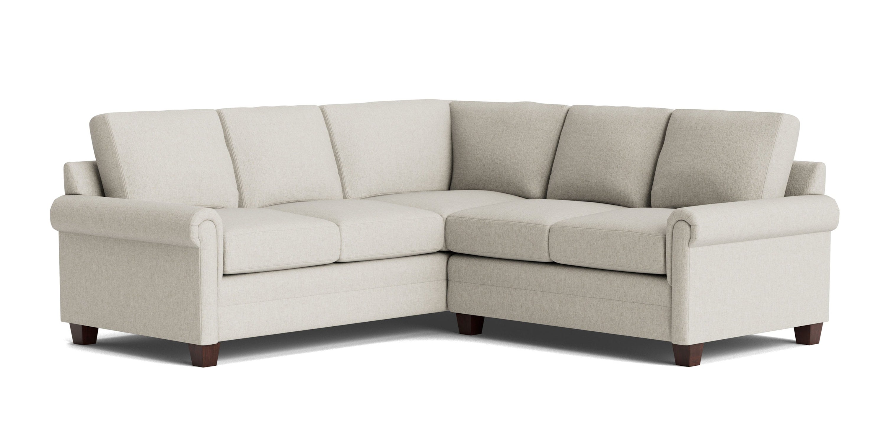 Carolina Panel Arm L-Shaped Sectional Bassett