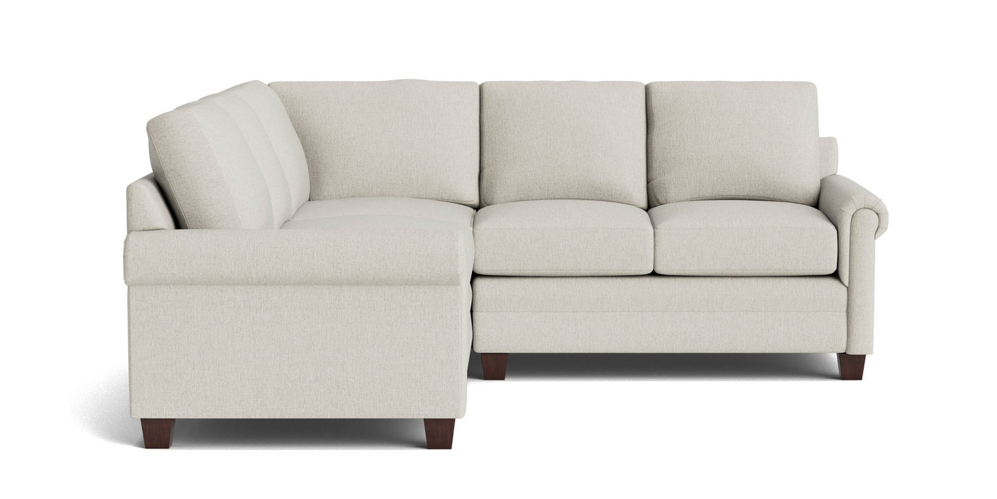 Carolina Panel Arm L-Shaped Sectional Bassett