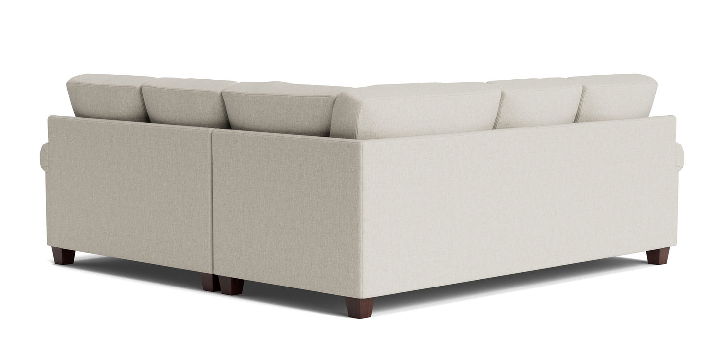 Carolina Panel Arm L-Shaped Sectional Bassett