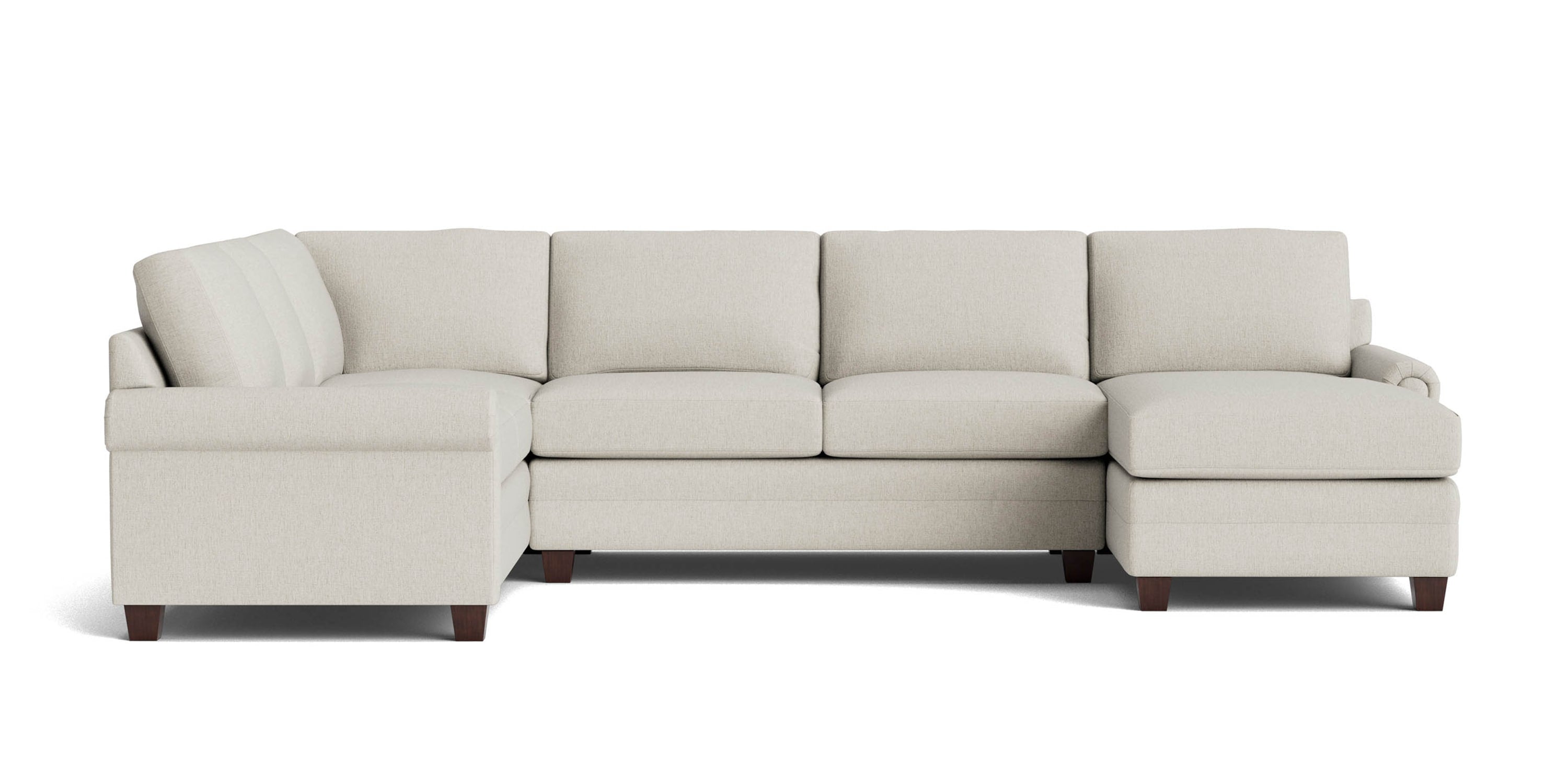 Carolina Panel Arm U-Shaped Sectional Bassett