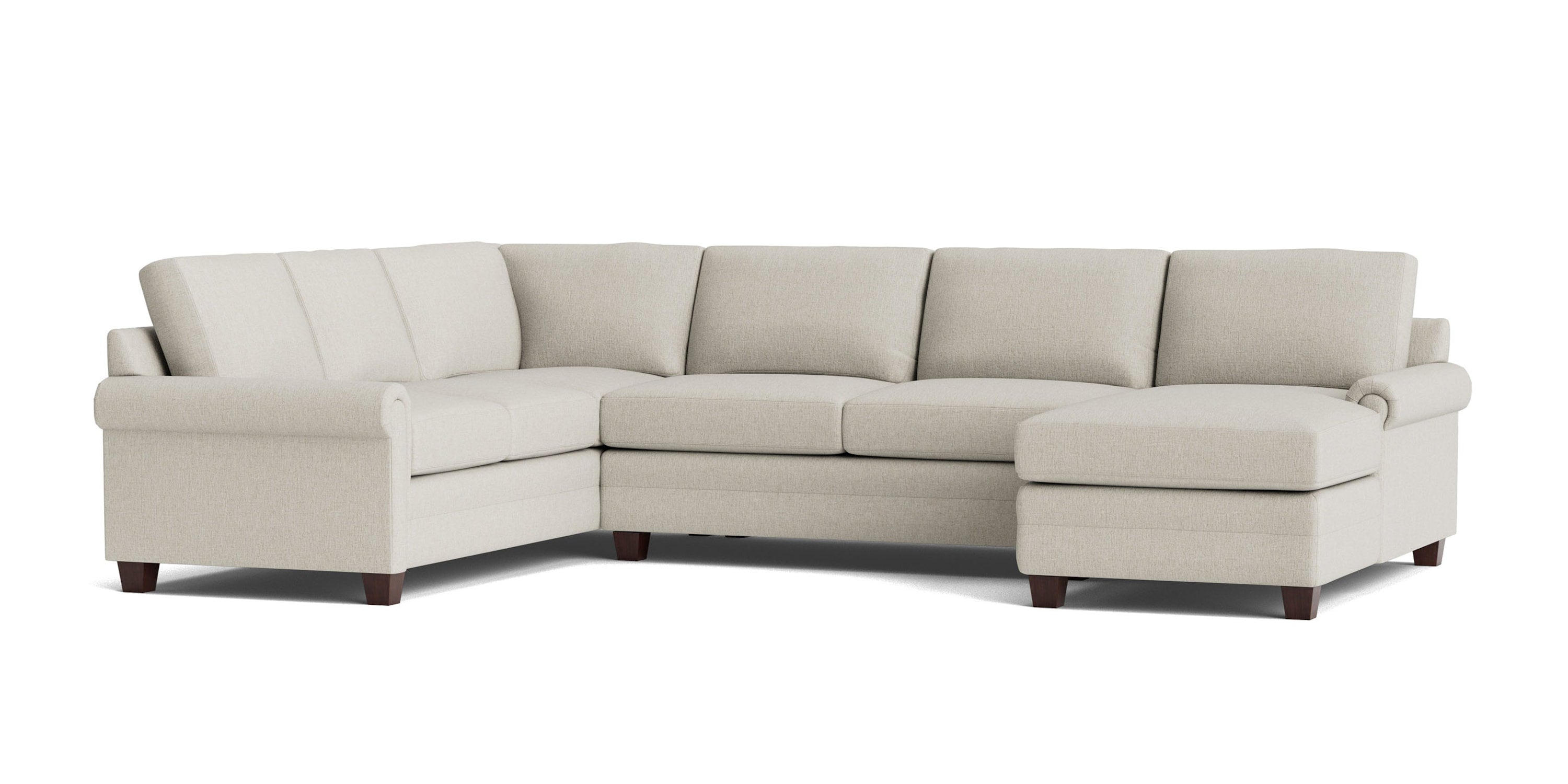 Carolina Panel Arm U-Shaped Sectional Bassett