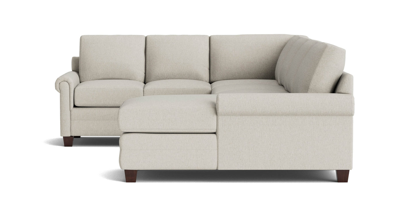 Carolina Panel Arm U-Shaped Sectional Bassett