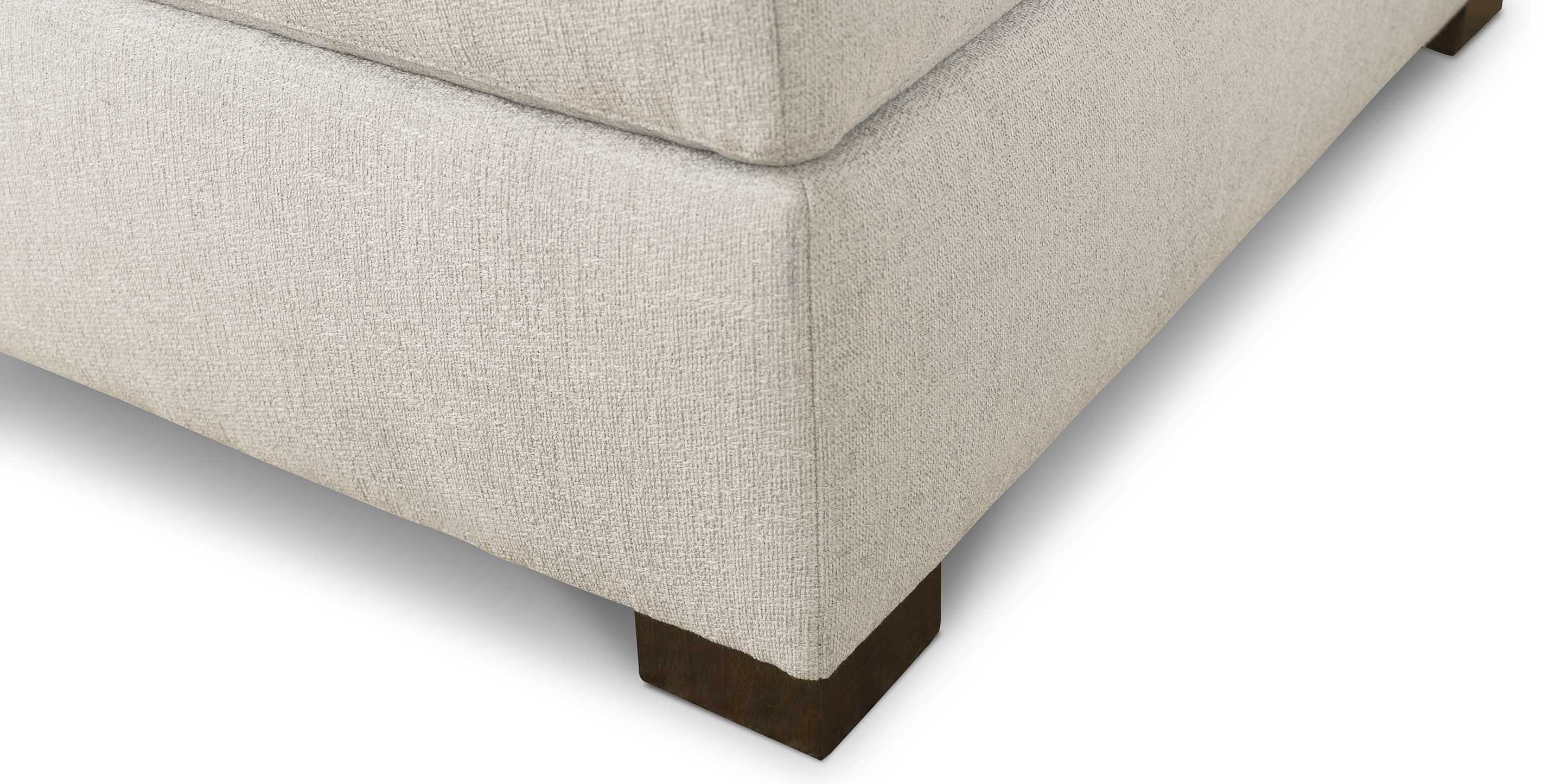 Bassett Colby Ottoman — Custom Fabric, Made in the USA Bassett Sofa