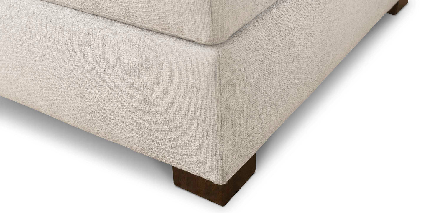 Bassett Colby Ottoman — Custom Fabric, Made in the USA Bassett Sofa