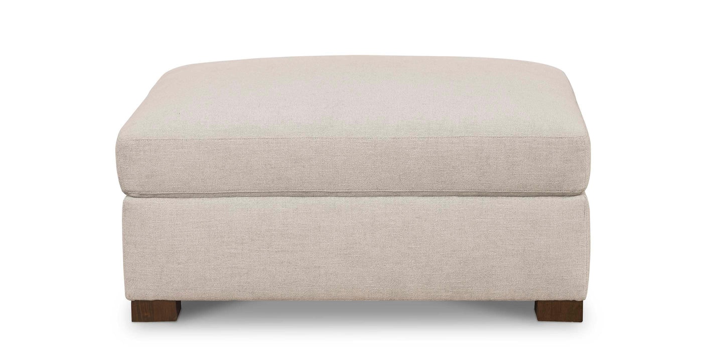 Bassett Colby Ottoman — Custom Fabric, Made in the USA Bassett Sofa