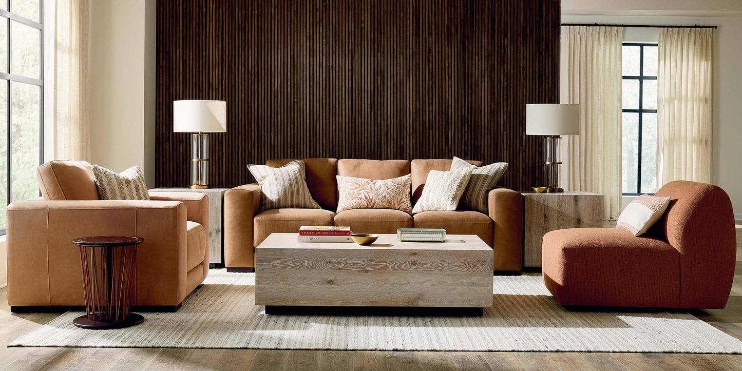 Cabo Leather Sofa Bassett