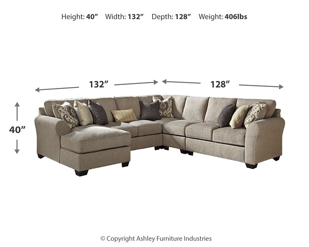 Pantomine 5-Piece Sectional and Ottoman