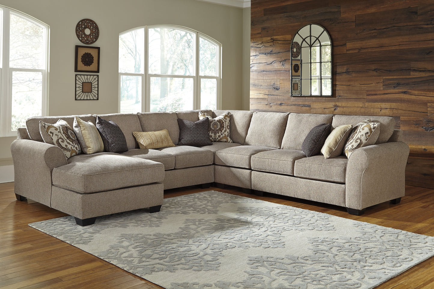 Pantomine 5-Piece Sectional and Ottoman