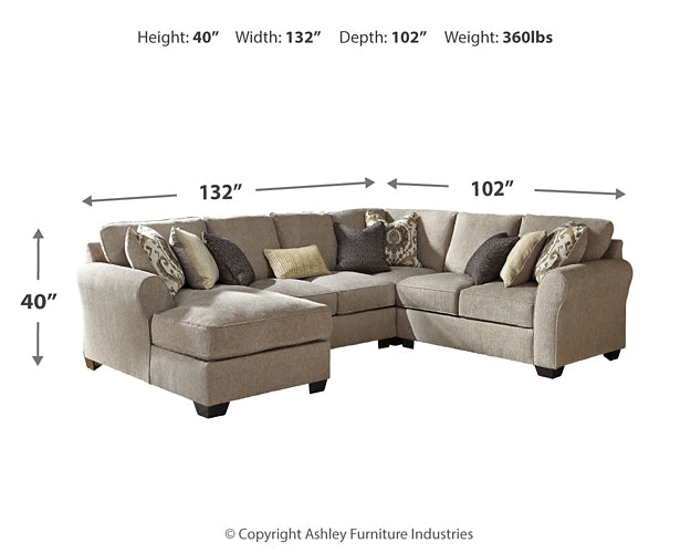 Pantomine 4-Piece Sectional with Ottoman