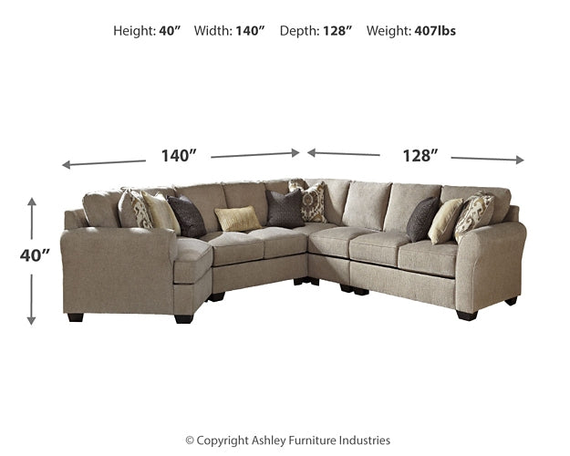 Pantomine 5-Piece Sectional with Ottoman