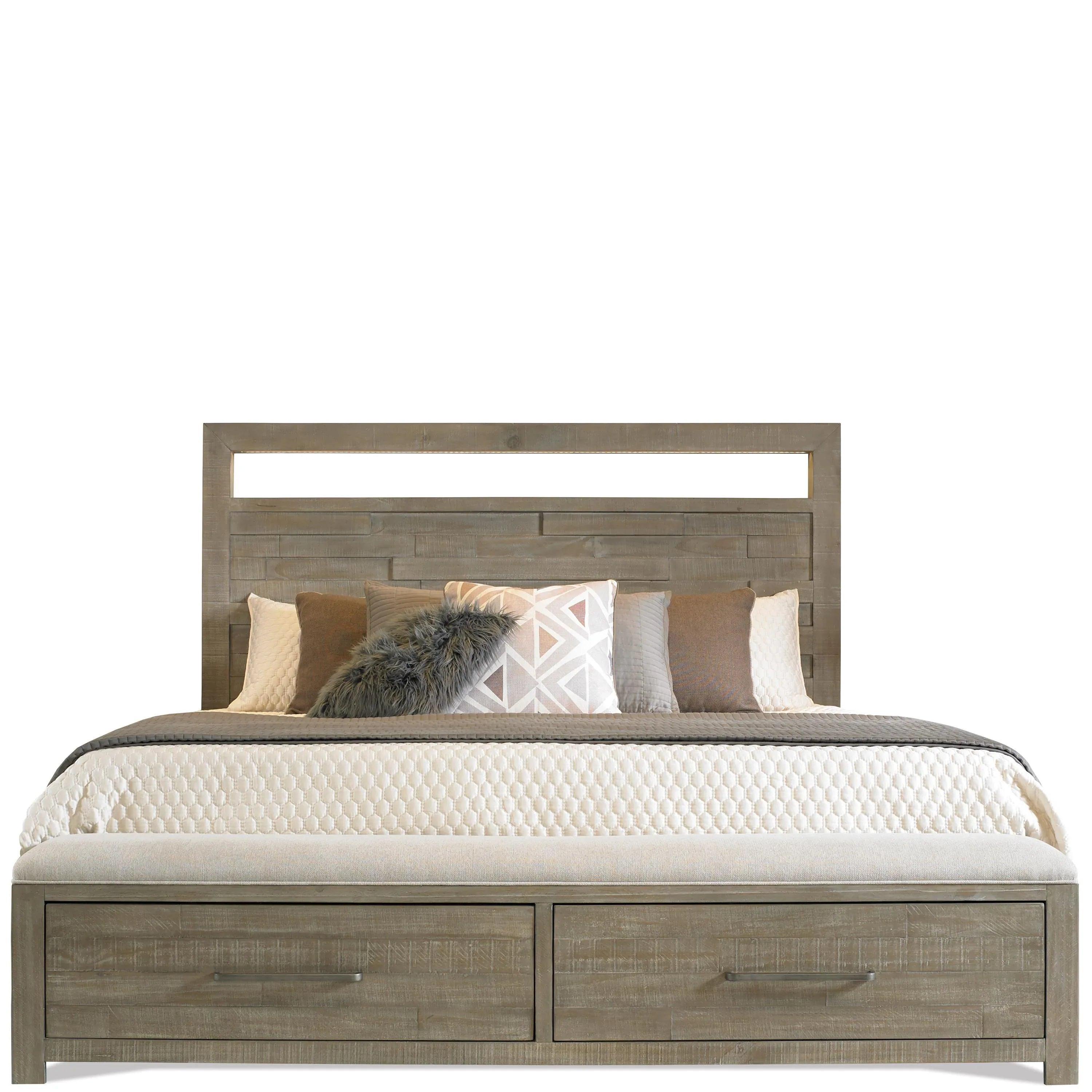 Riverside Intrigue 5/0-6/6 Storage Siderails — Hazelwood Riverside Furniture Bedroom