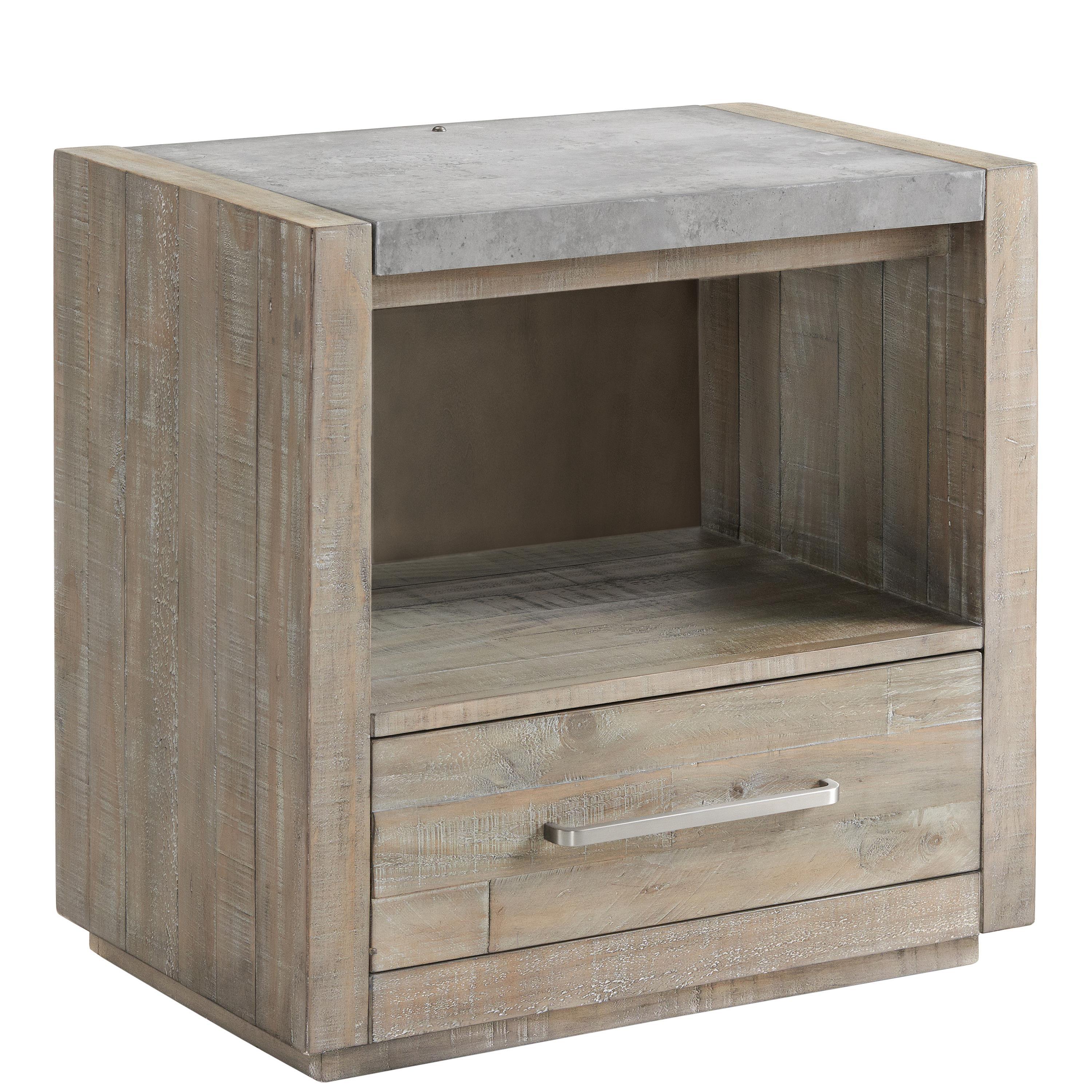 Intrigue 1-drawer Nightstand Riverside Furniture Bedroom