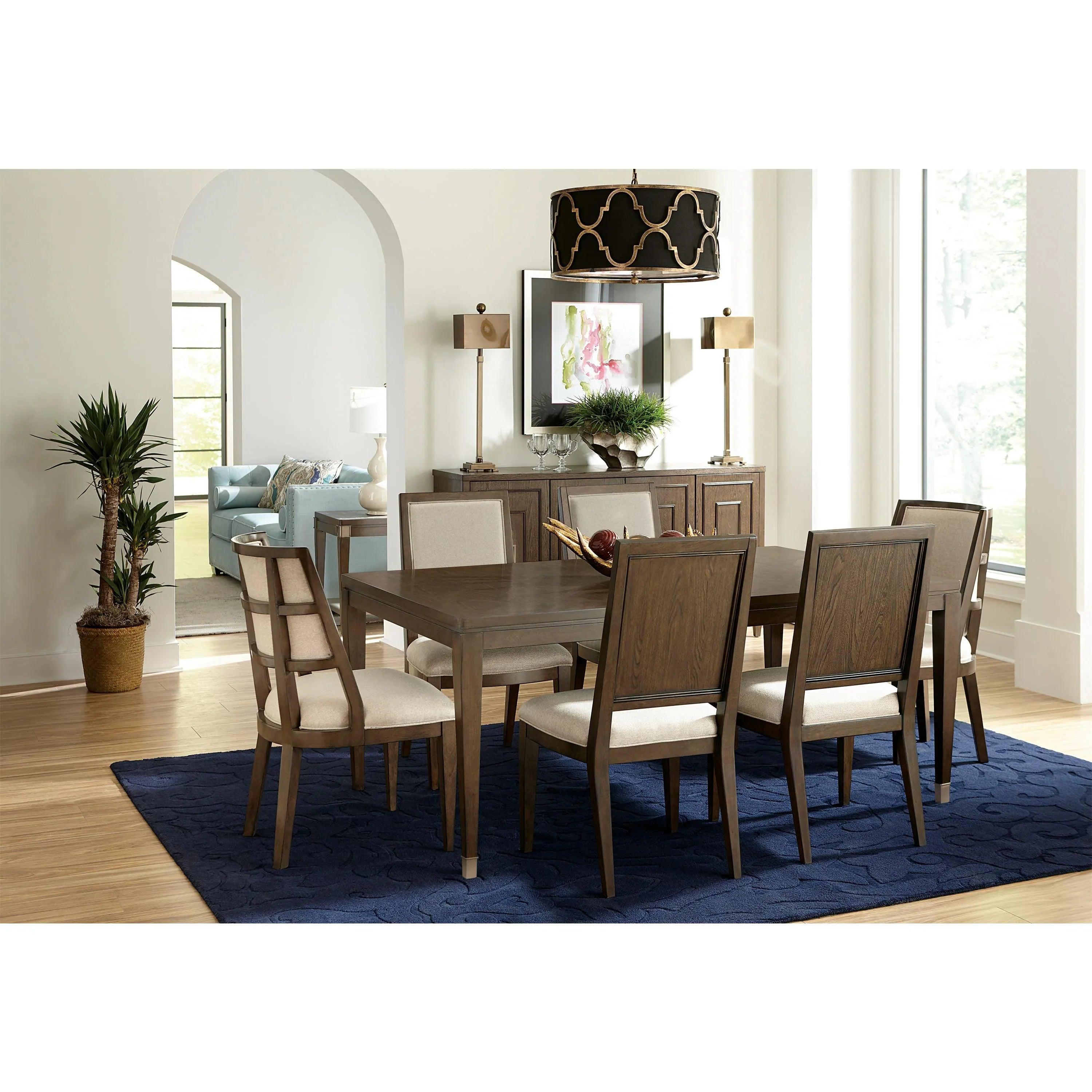 Riverside Monterey Uph Hostess Chair 2in — Mink Riverside Furniture Dining