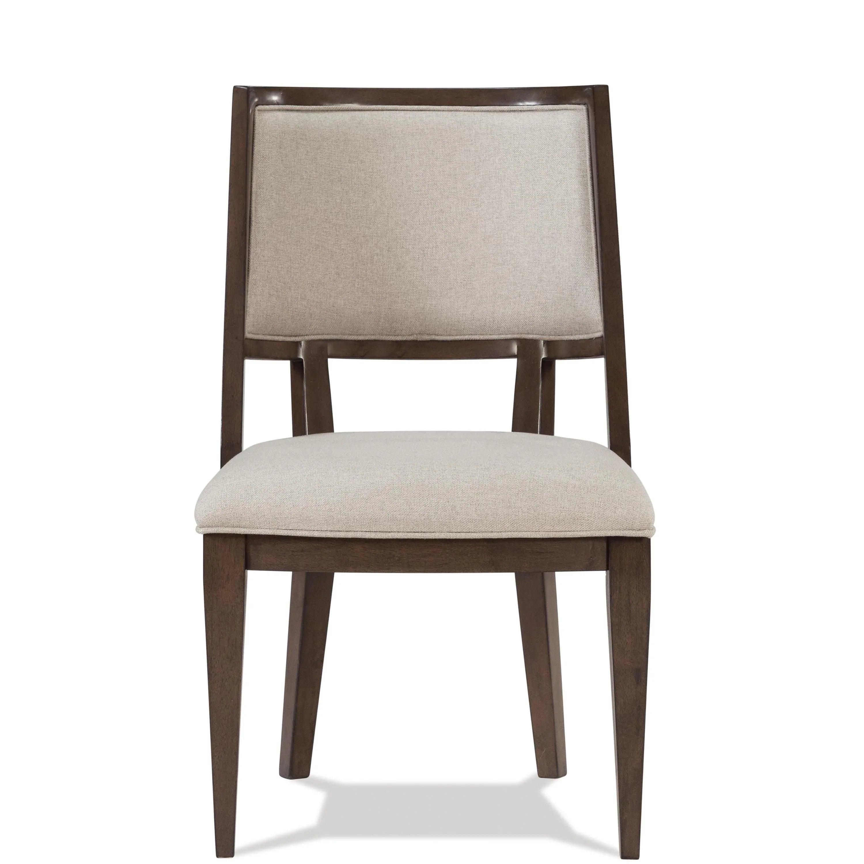 Riverside Monterey Uph Hostess Chair 2in — Mink Riverside Furniture Dining