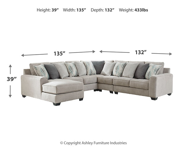 Ardsley 5-Piece Sectional with Ottoman