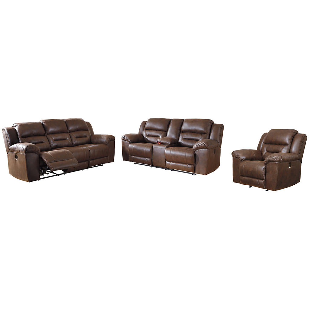 Stoneland Power Reclining Sofa, Loveseat and Recliner Signature Design by Ashley® Uncategorized