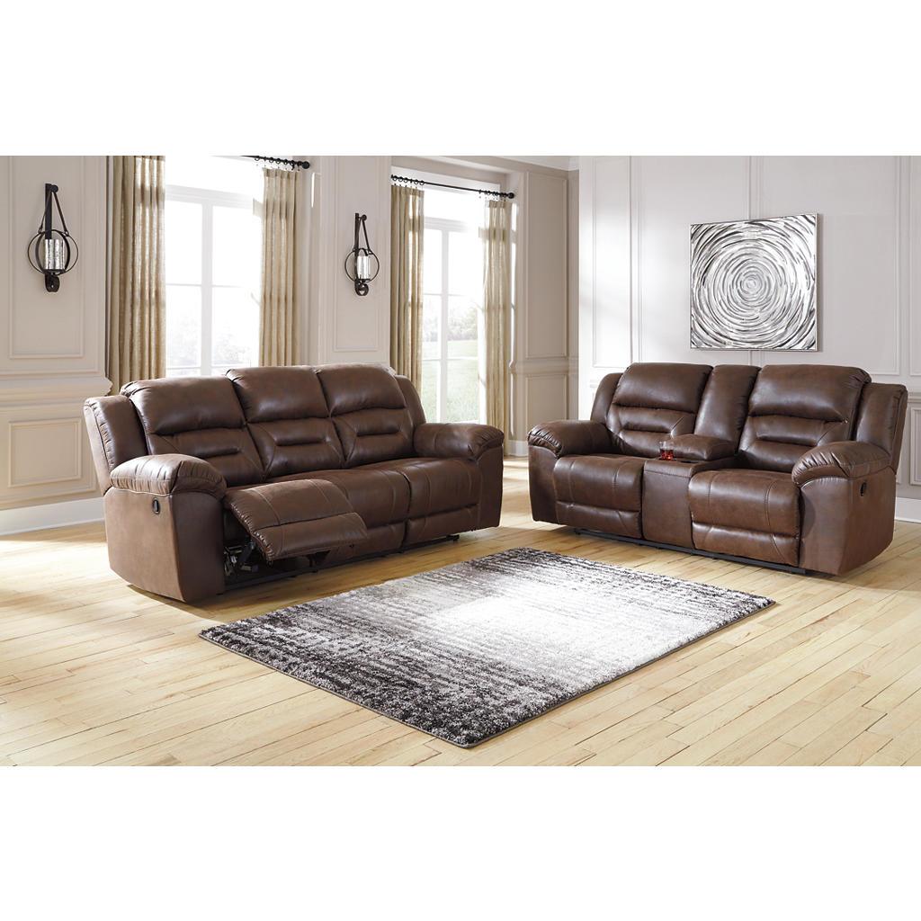 Stoneland Reclining Sofa And Reclining Loveseat — Chocolate Set Signature Design by Ashley® Uncategorized