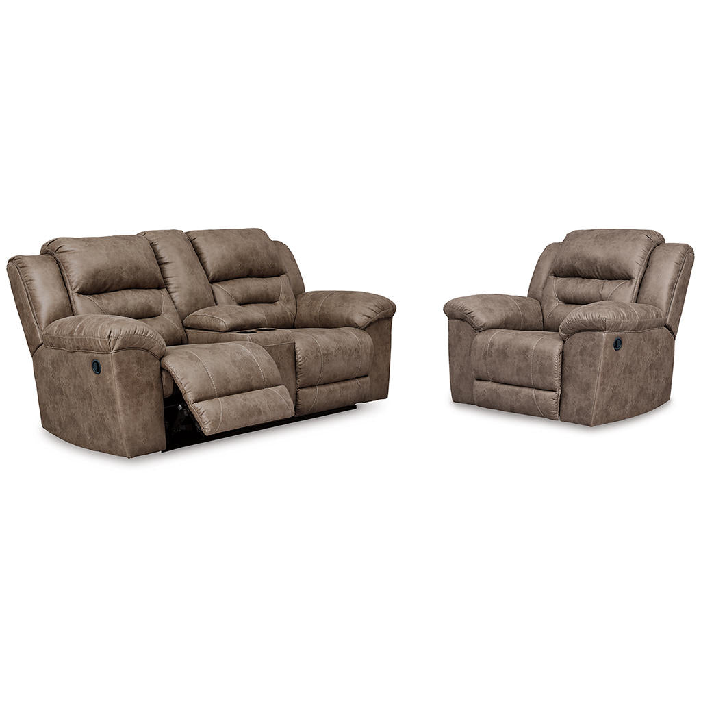 Stoneland Reclining Loveseat and Recliner Signature Design by Ashley® Uncategorized