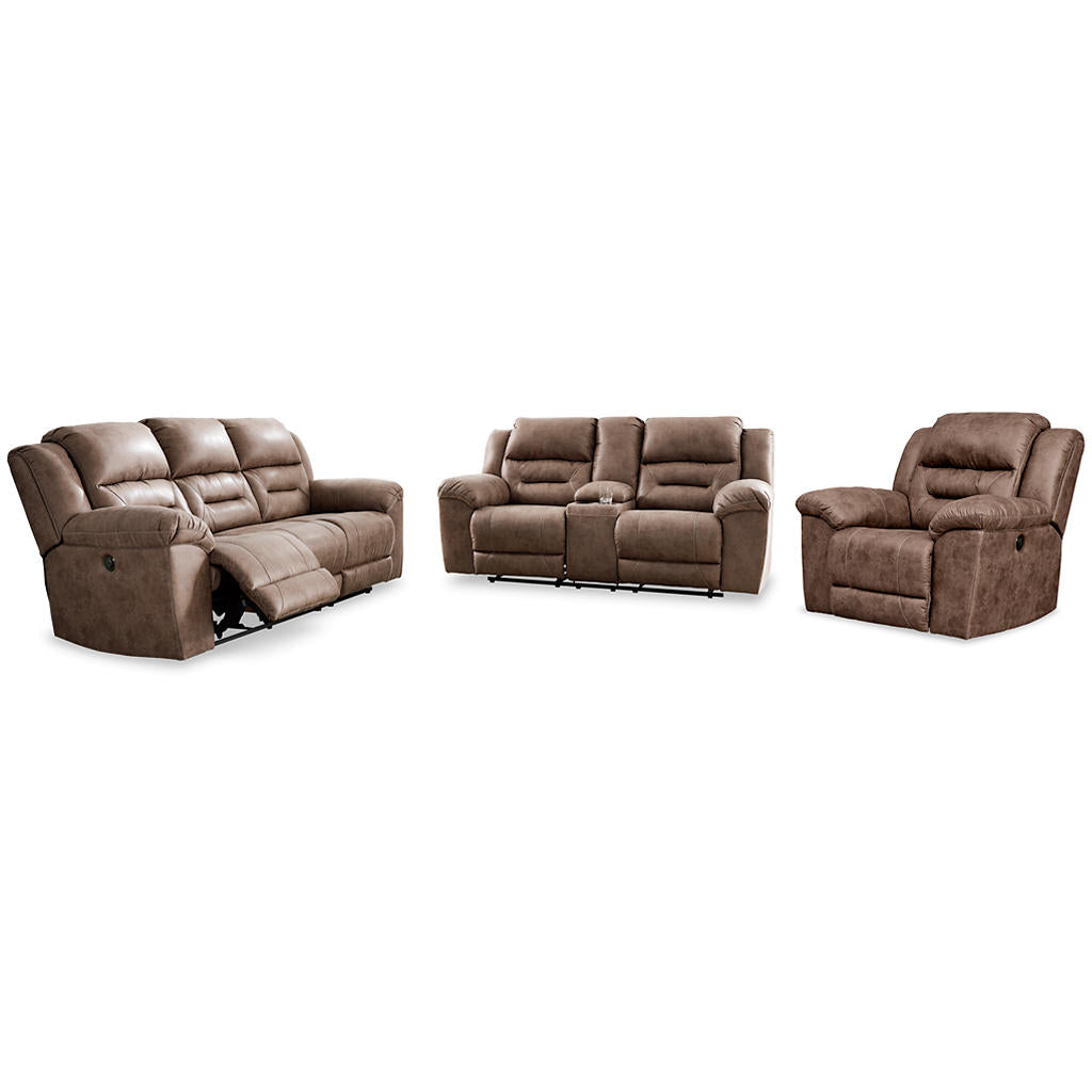 Stoneland Power Reclining Sofa, Loveseat and Recliner Signature Design by Ashley® Uncategorized