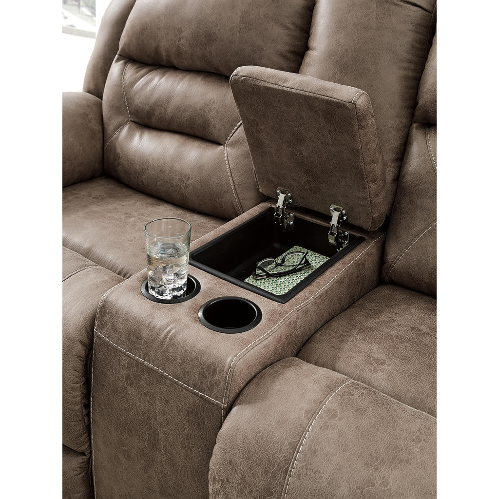 Stoneland Power Reclining Loveseat with Console Signature Design by Ashley® Living Room