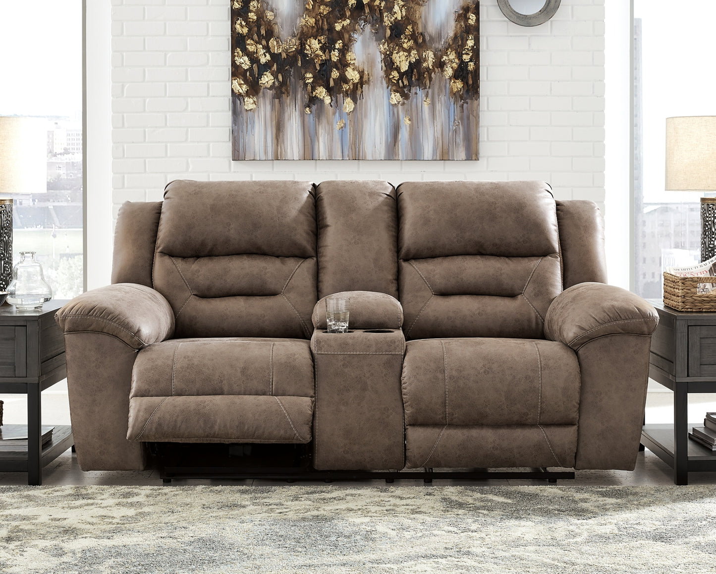 Stoneland Power Reclining Sofa, Loveseat and Recliner