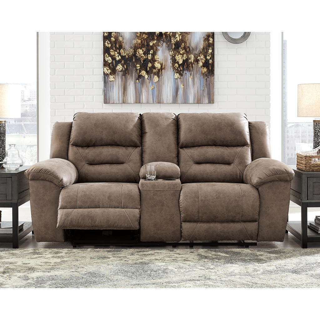 Stoneland Reclining Loveseat with Console Signature Design by Ashley® Living Room