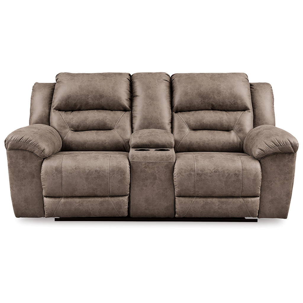 Stoneland Reclining Loveseat with Console Signature Design by Ashley® Living Room