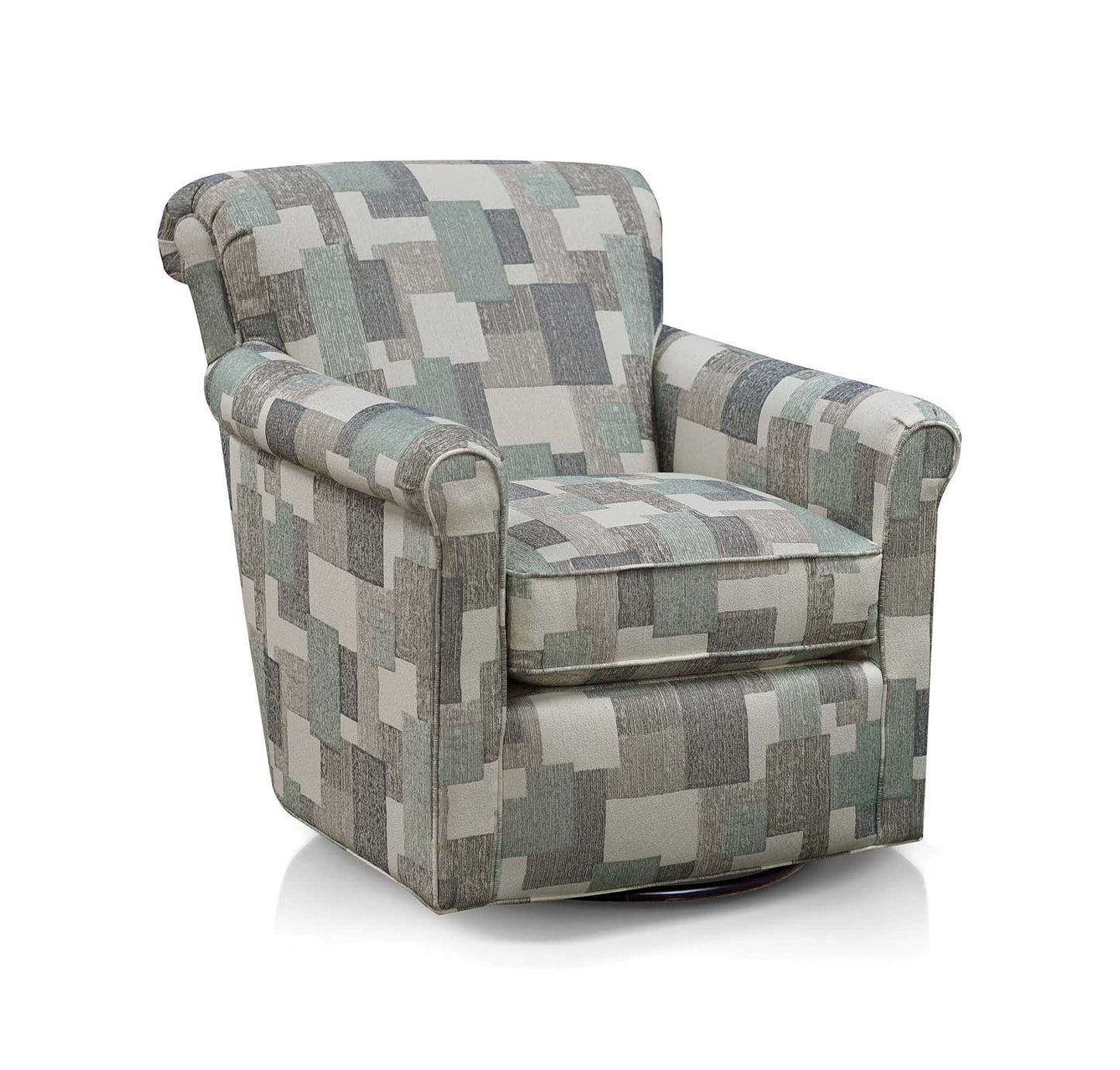 Jakson Swivel Chair with Nails