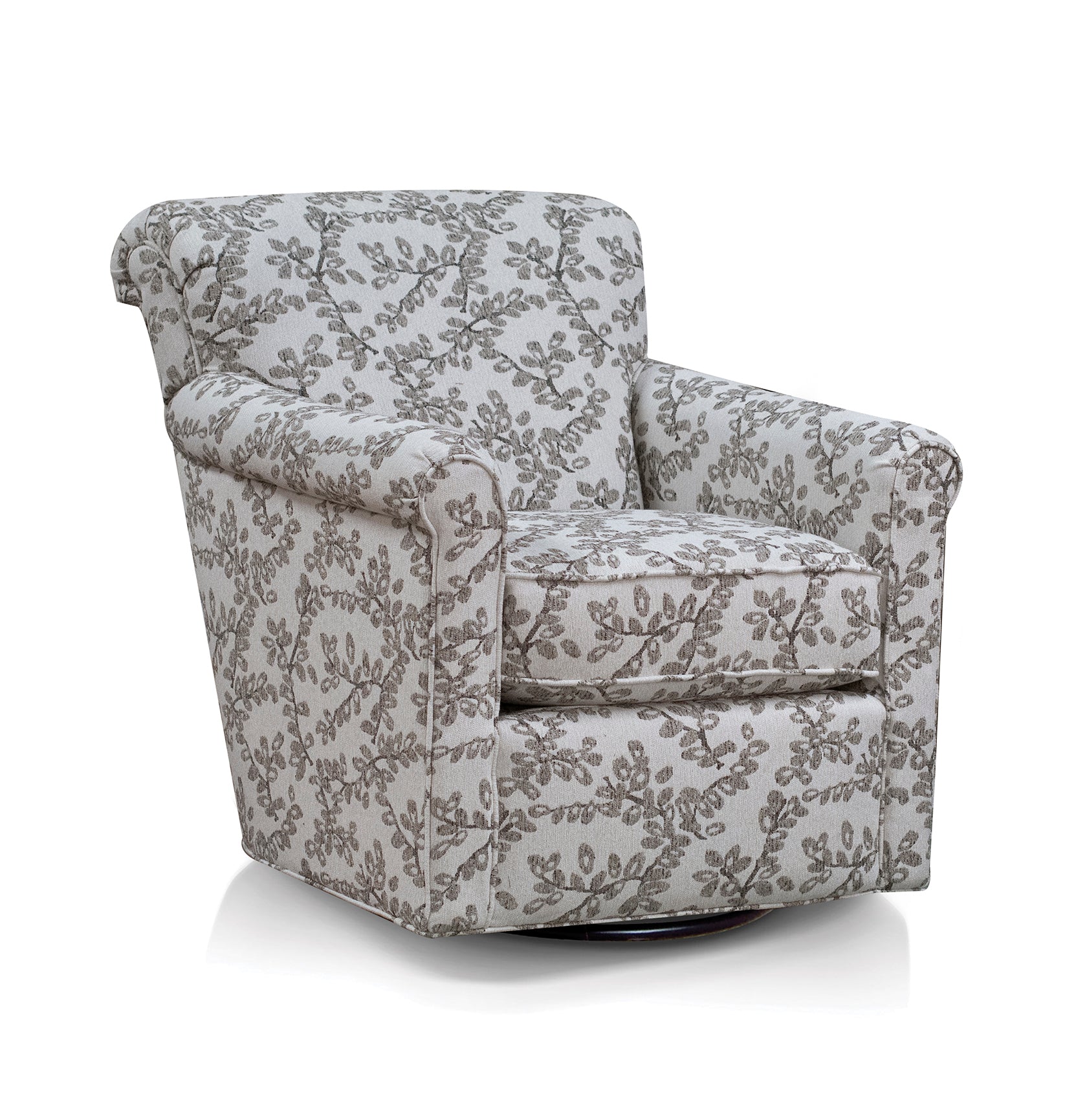 Jakson Swivel Chair with Nails